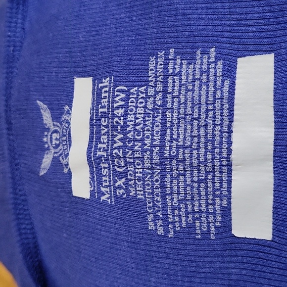 Ladies 3X Tank  Top - Picture 5 of 5